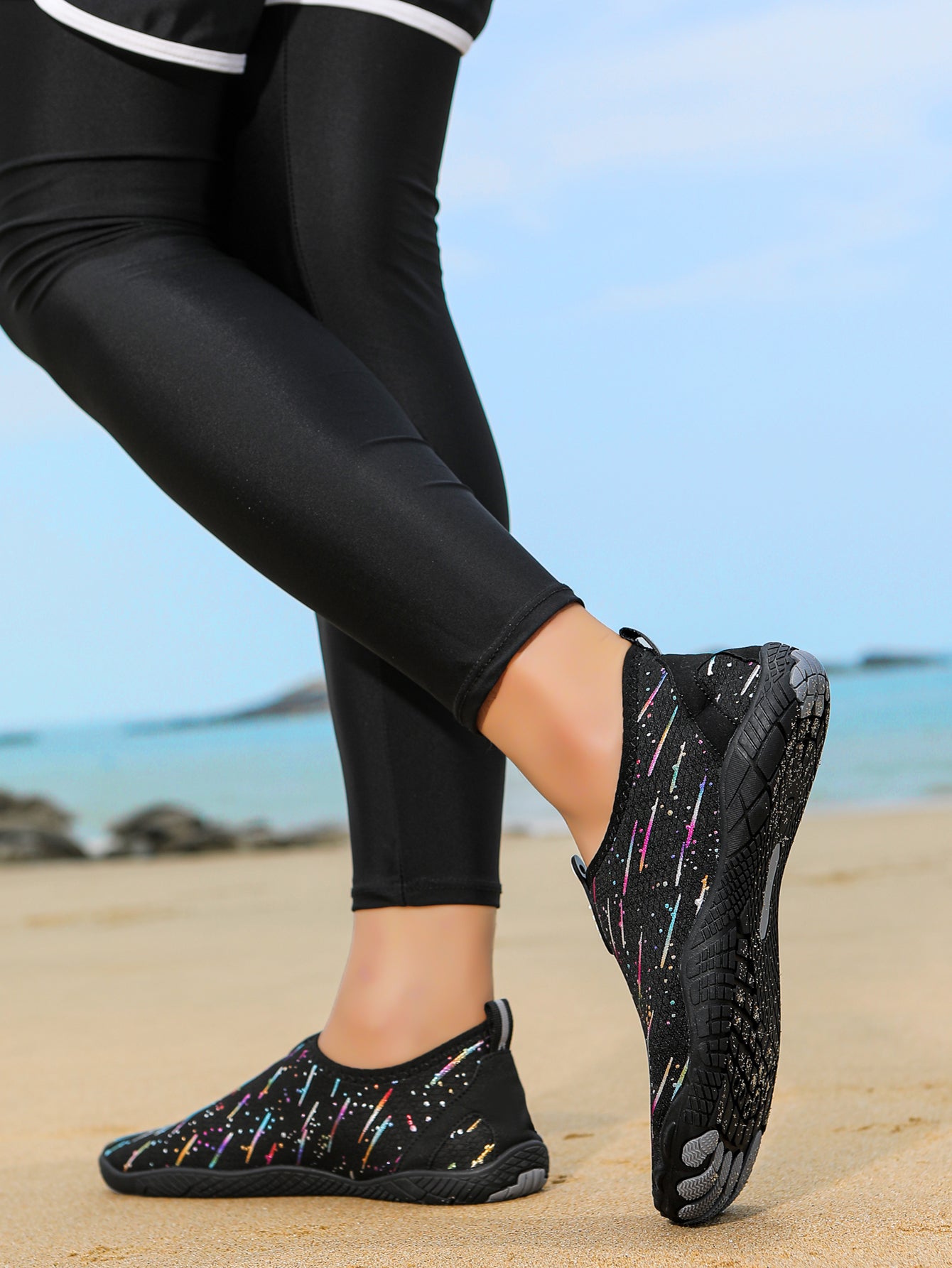 HydroGlide Flex Shoes- Midnight Silk Black